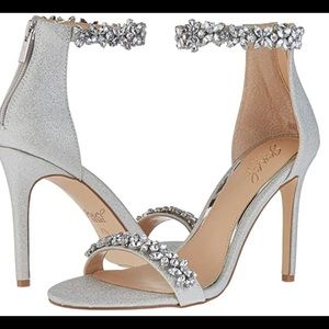 Jeweled Badgley Mischka Heels